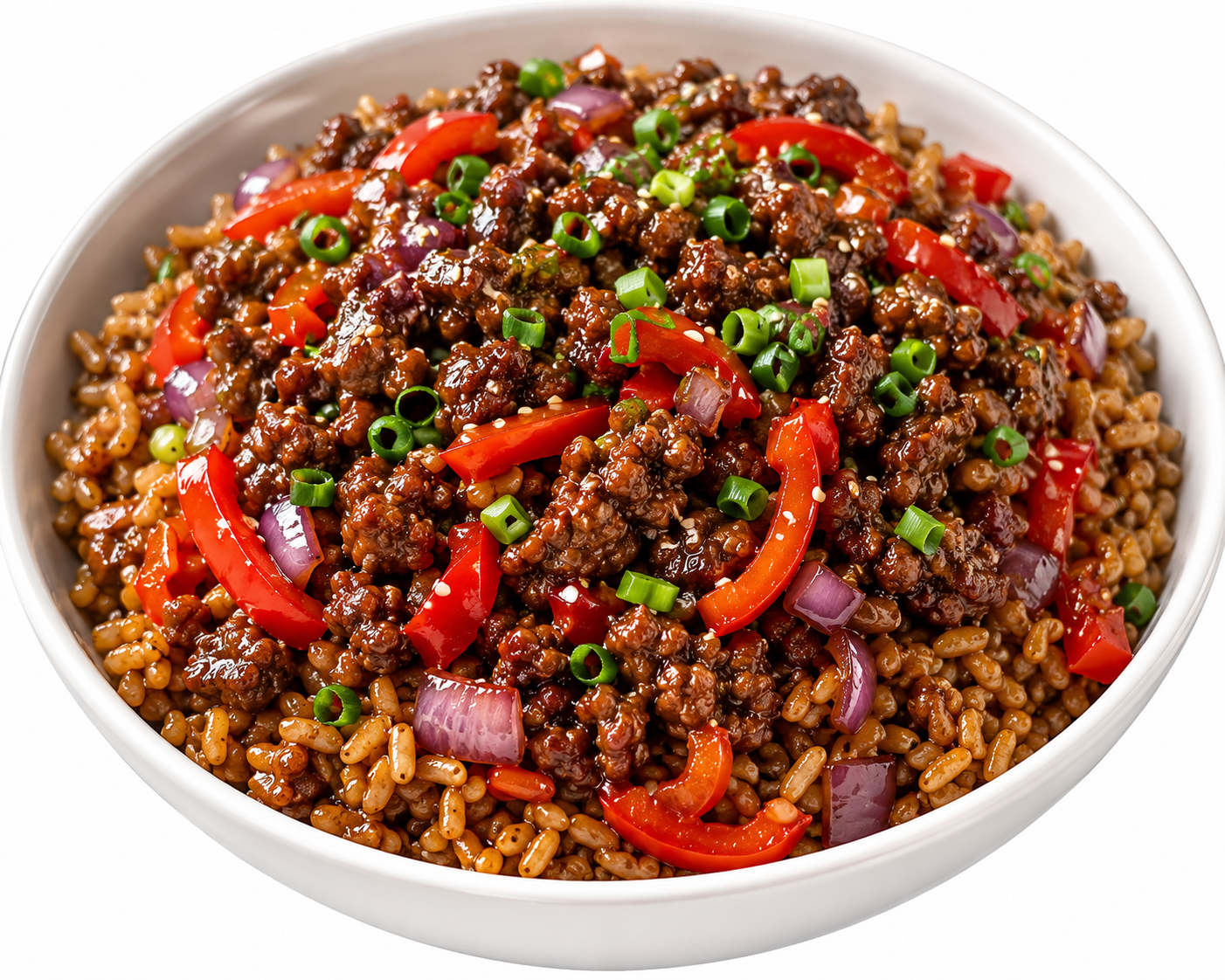 Sticky Beef Fried Rice