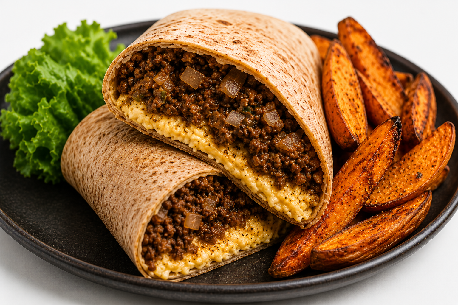 Cheese Burger Wrap